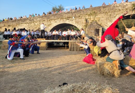 Éxito de público durante a recreación da histórica Batalla de Ponte Ledesma